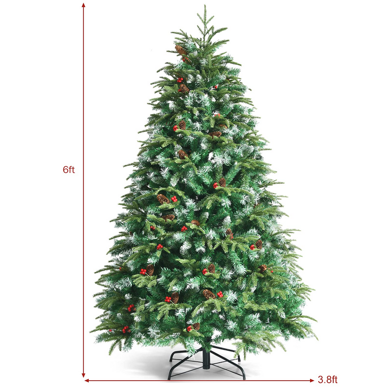 Load image into Gallery viewer, Goplus 5 ft / 6 FT Pre-Lit Artificial Christmas Tree - GoplusUS