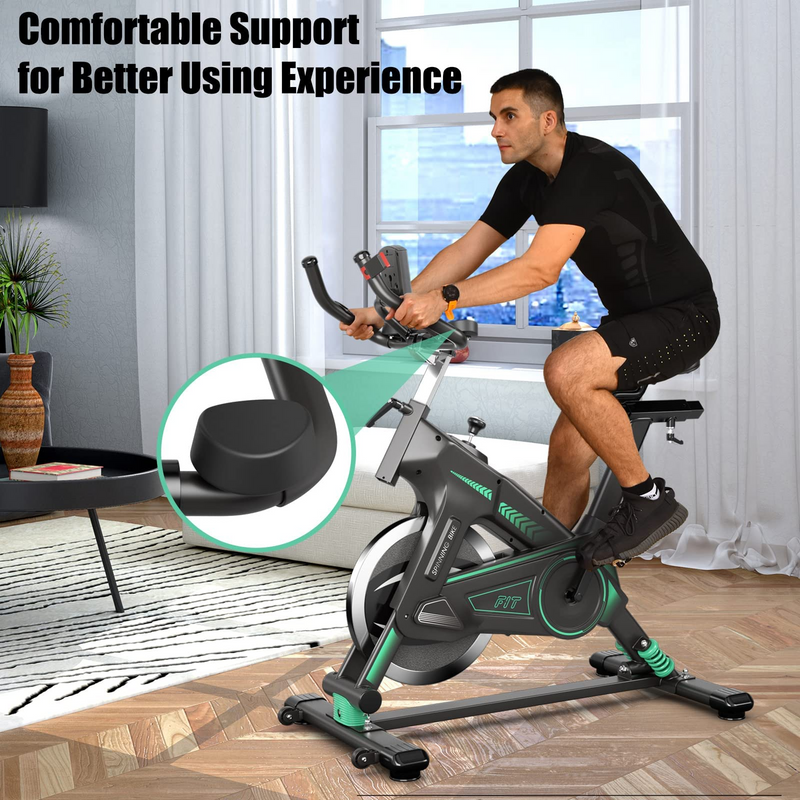 Load image into Gallery viewer, Goplus Indoor Cycling Bike, Stationary Exercise Bike Workout Bike with Device Holders - GoplusUS
