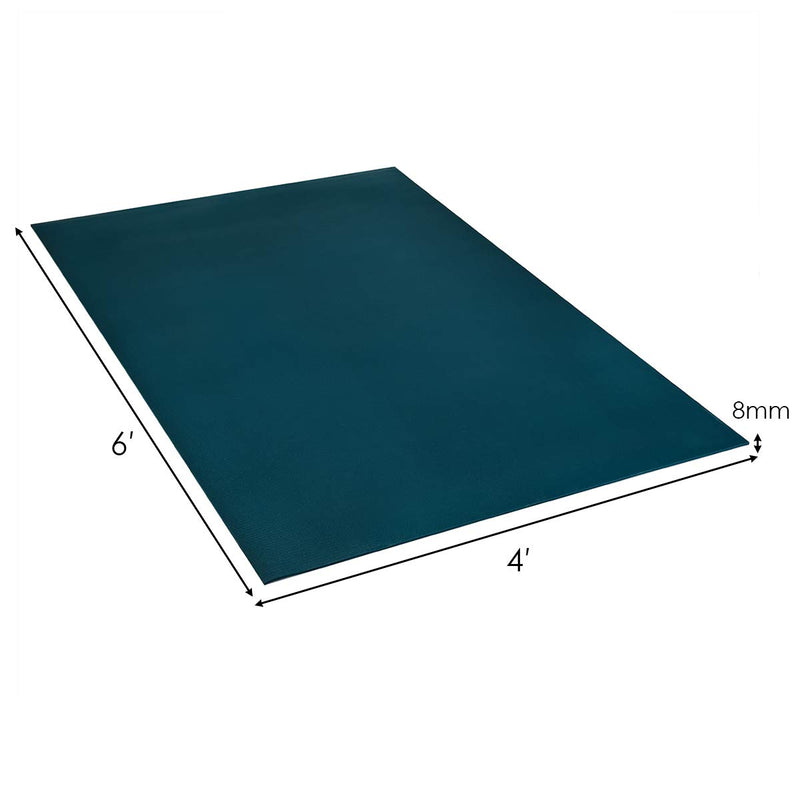 Load image into Gallery viewer, Large Yoga Mat, 7' x 5' x 8mm and 6' x 4' x 8mm with Straps - GoplusUS
