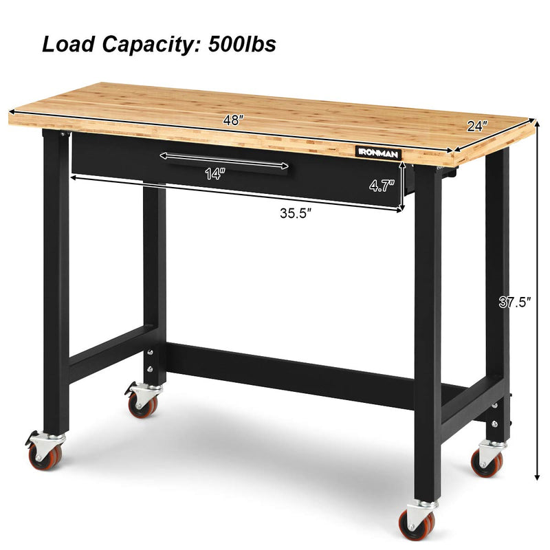 Load image into Gallery viewer, Goplus 48" Mobile Workbench - GoplusUS