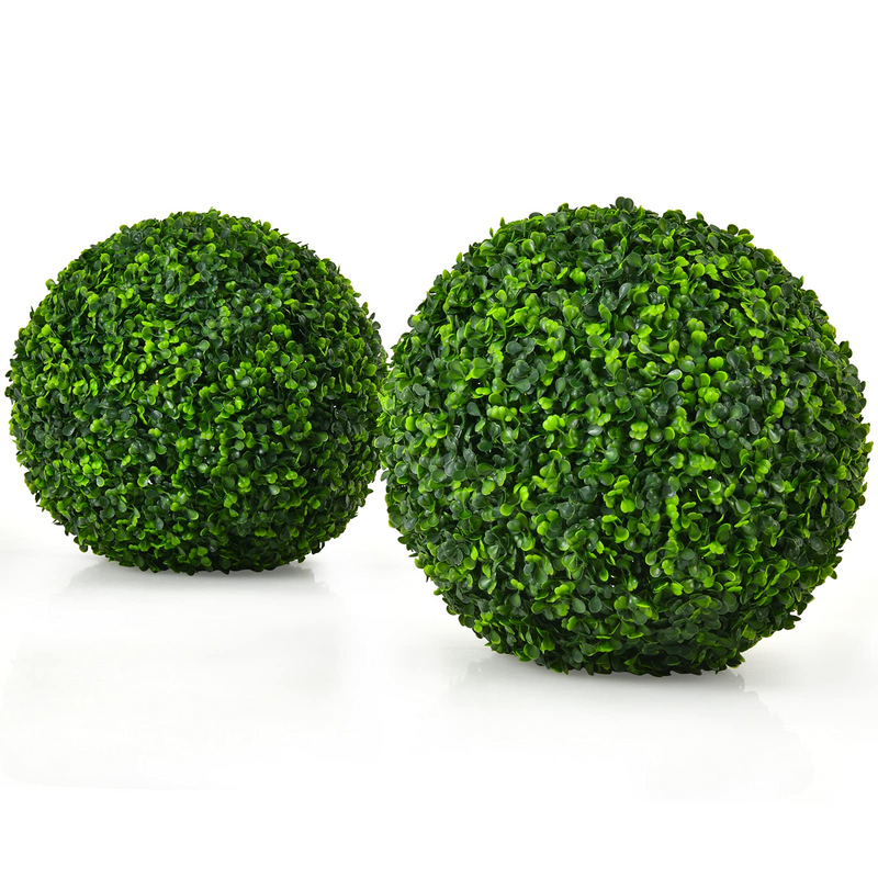 Load image into Gallery viewer, Goplus 2 PCS 15.7 Inch Artificial Boxwood Topiary Balls - GoplusUS