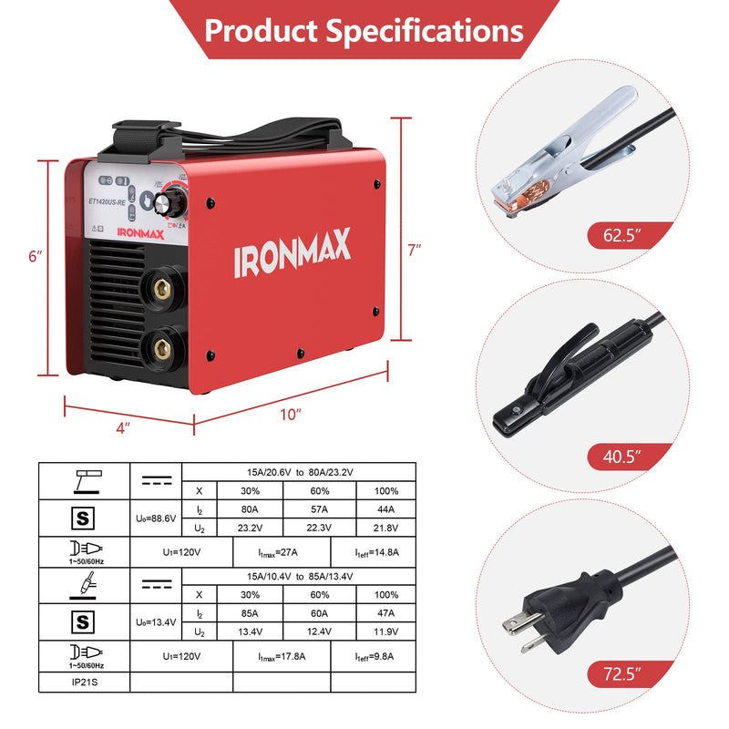 Load image into Gallery viewer, Stick Welder, 120V 90Amp Hot Start ARC Welder, MMA Welding Machine