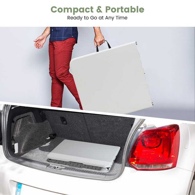 Load image into Gallery viewer, Goplus Folding Table Portable Plastic Picnic Party Dining Camp Tables Indoor Outdoor (HDPE) - GoplusUS