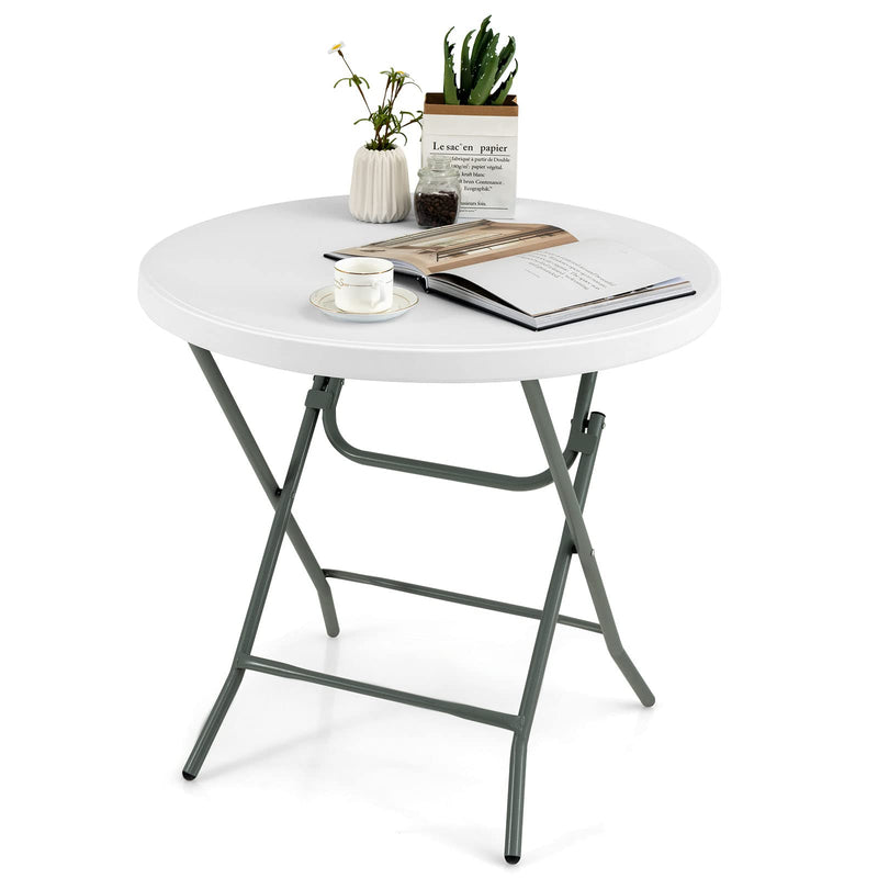 Load image into Gallery viewer, Goplus 32'' Round Folding Table, Foldable Plastic Card Table - GoplusUS