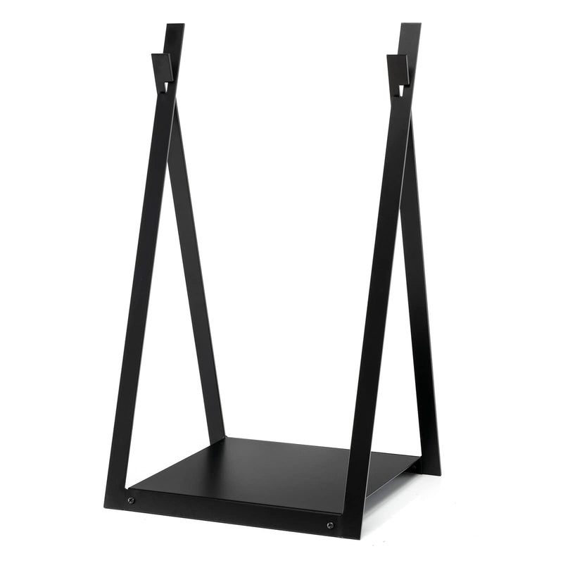 Load image into Gallery viewer, Goplus 16" Triangle Firewood Rack, Outdoor Small Decorative Firewood Holder with Raised Base - GoplusUS