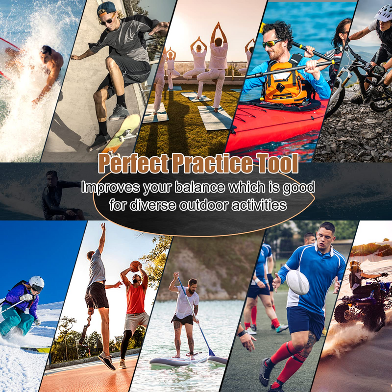 Load image into Gallery viewer, Goplus Balance Board Trainer, 500 LBS Weight Capacity Balancing Board for Core Strength, Skateboard - GoplusUS