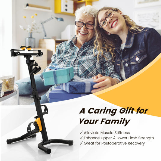 Goplus Foldable Pedal Exerciser for Seniors