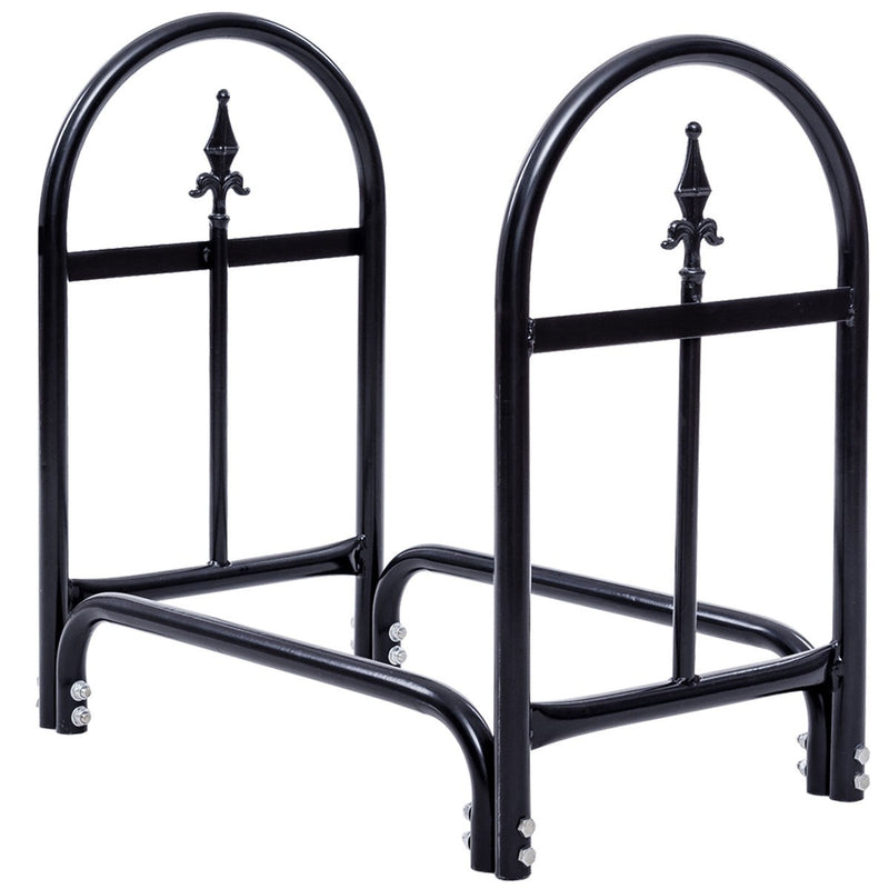 Load image into Gallery viewer, Firewood Log Rack Indoor Outdoor Fireplace Storage Holder (2 Feet) - GoplusUS