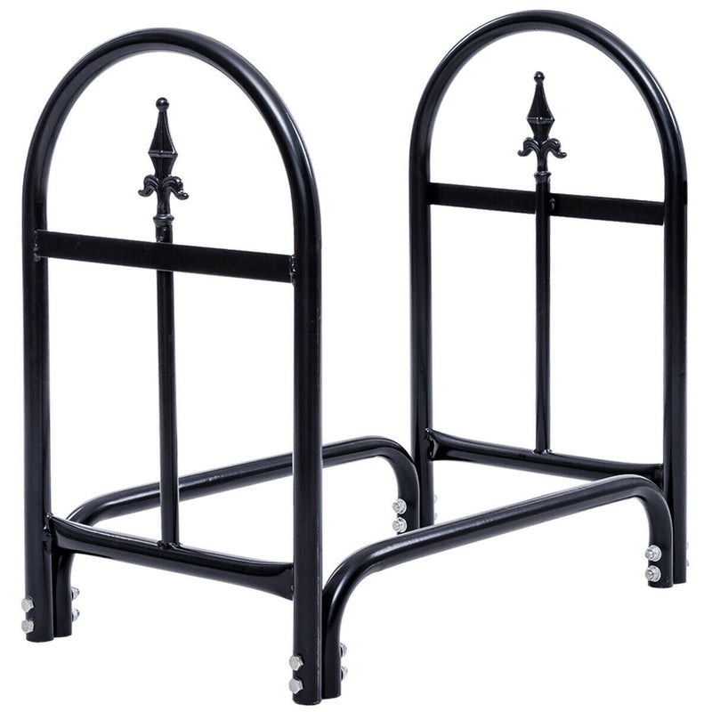 Load image into Gallery viewer, Firewood Log Rack Indoor Outdoor Fireplace Storage Holder (2 Feet) - GoplusUS