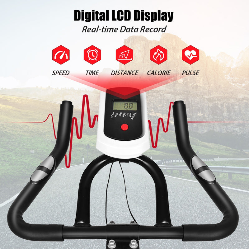 Load image into Gallery viewer, Indoor Cycling Bike, Stationary Bicycle Exercise Bike with Flywhee - GoplusUS