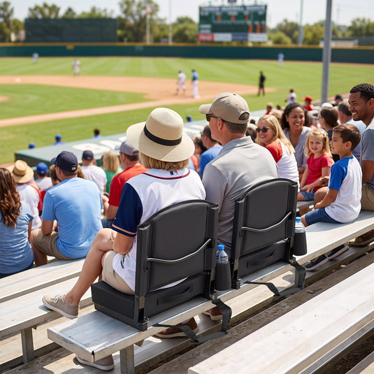 Goplus Stadium Seats with Back Support Suitable for Sports Events