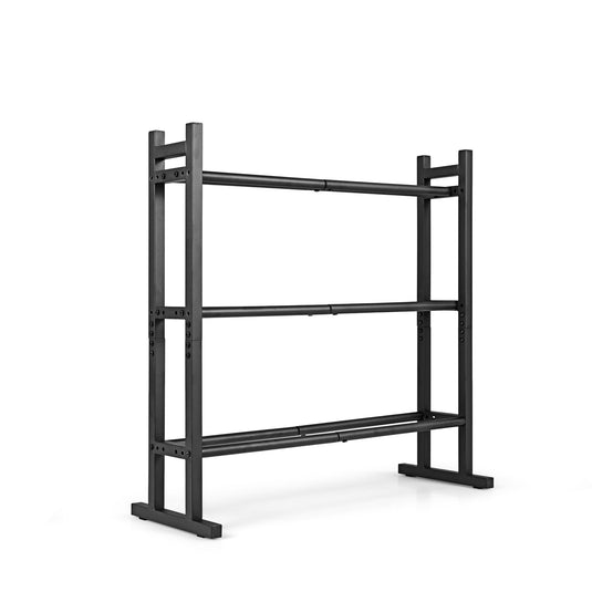Goplus 3-Tier Dumbbell Rack 529LB Capacity Heavy-Duty Adjustable Weight Rack