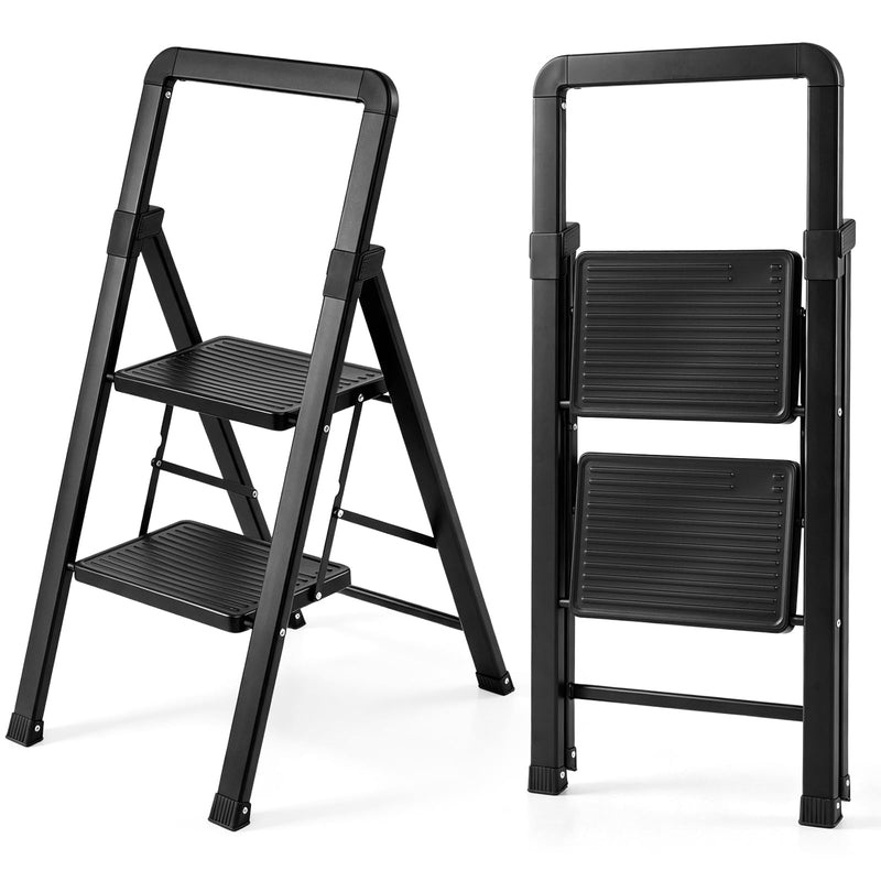 Load image into Gallery viewer, Goplus 2/3/4/5 Step Ladder | Folding Step Stool with Wide Anti-Slip Pedals
