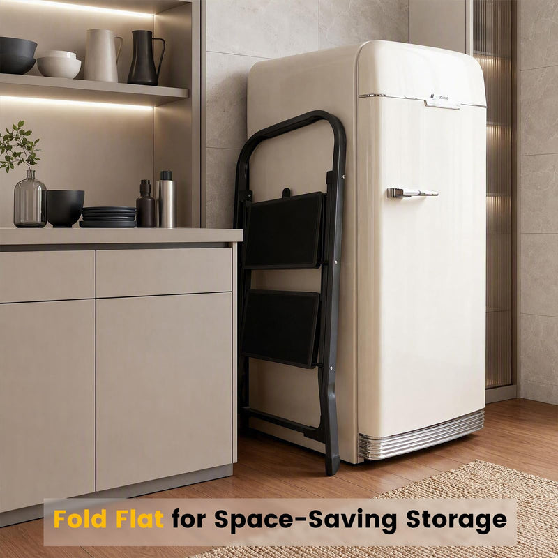 Load image into Gallery viewer, Goplus 2/3/4 Step Ladder | Folding Step Stool with Handrail and Anti-Slip Pedals
