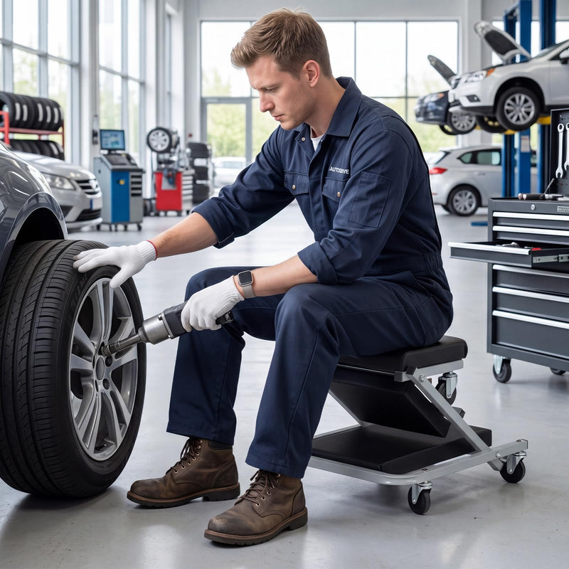 Load image into Gallery viewer, Goplus 36/40 Inch 330LBS Foldable Mechanic Creeper with 6 Swivel Wheels
