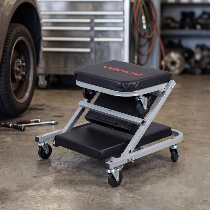 Load image into Gallery viewer, Goplus 36/40 Inch 330LBS Foldable Mechanic Creeper with 6 Swivel Wheels
