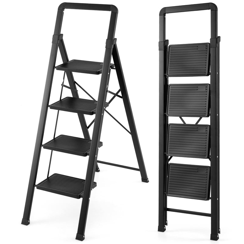 Load image into Gallery viewer, Goplus 2/3/4/5 Step Ladder | Folding Step Stool with Wide Anti-Slip Pedals
