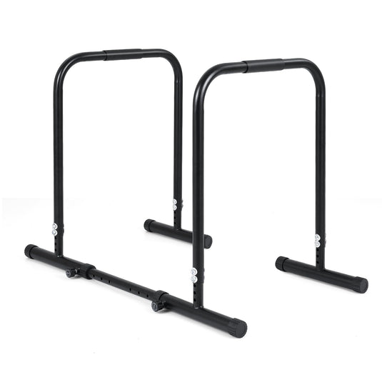 Goplus Adjustable Dip Bar Portable Fitness Workout Dip Station for Home Gym Calisthenics