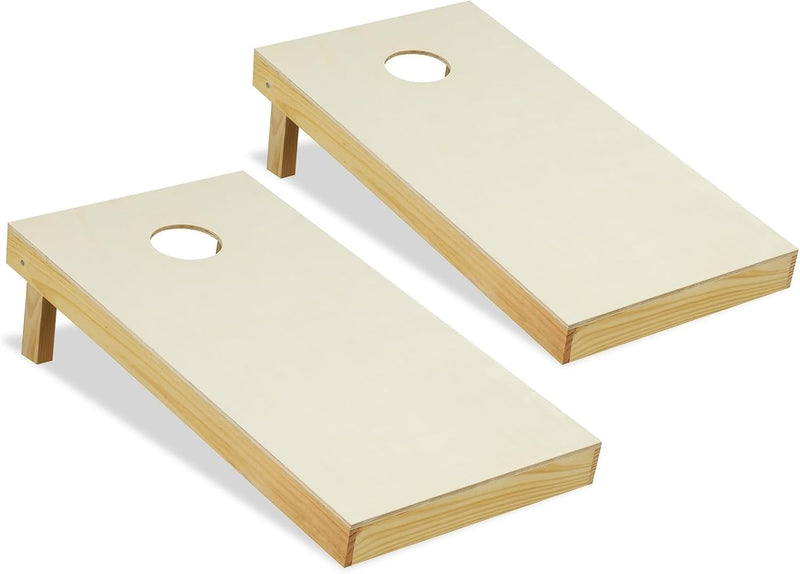 Load image into Gallery viewer, Goplus Solid Wood Corn Hole Game Board Includes 8 Bean Bags
