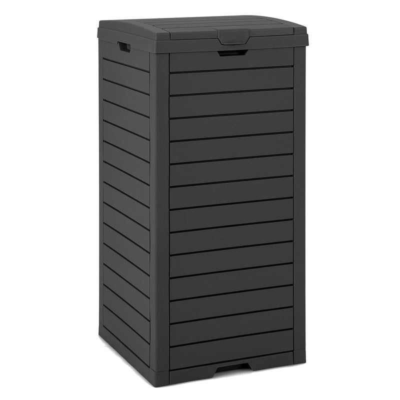 Load image into Gallery viewer, Goplus Outdoor Trash Can with Lid, 31 Gallon Large Outdoor Trash Bin &amp; Pull-Out Liquid Drawer
