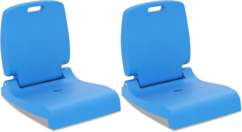Load image into Gallery viewer, Goplus Foldable Portable Flip Seat with Back Support &amp; 2 Handles for Edge of Pool
