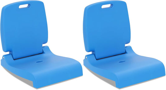 Goplus Foldable Portable Flip Seat with Back Support & 2 Handles for Edge of Pool