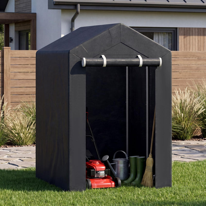 Load image into Gallery viewer, Goplus Heavy-Duty Portable Storage Shed Waterproof Outdoor Carport Garage Tent

