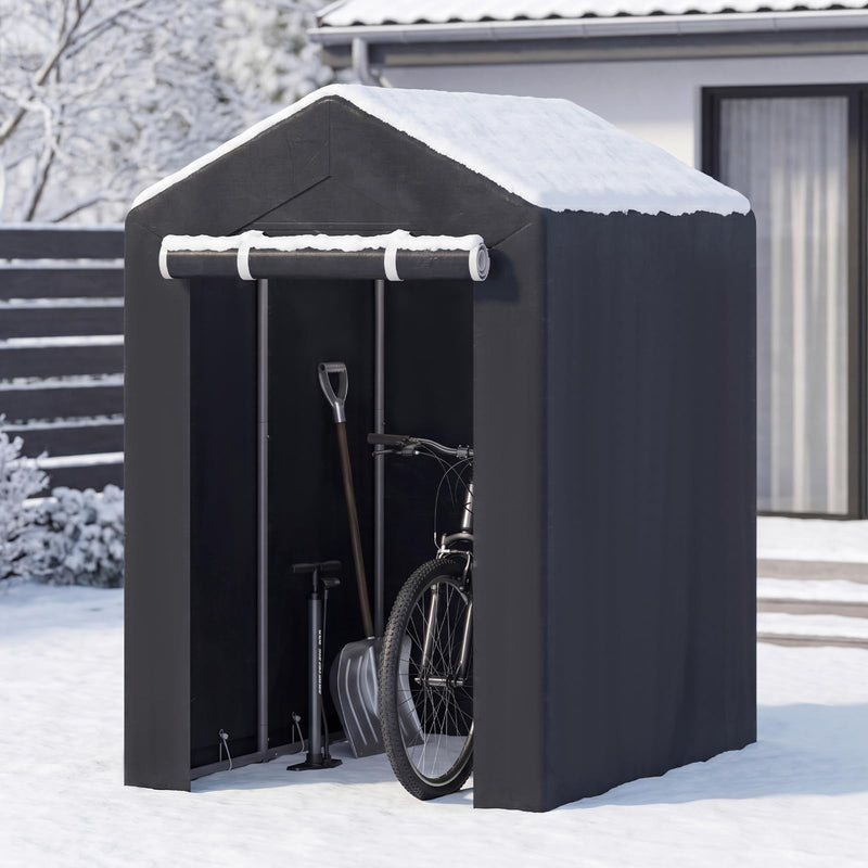 Load image into Gallery viewer, Goplus Heavy-Duty Portable Storage Shed Waterproof Outdoor Carport Garage Tent
