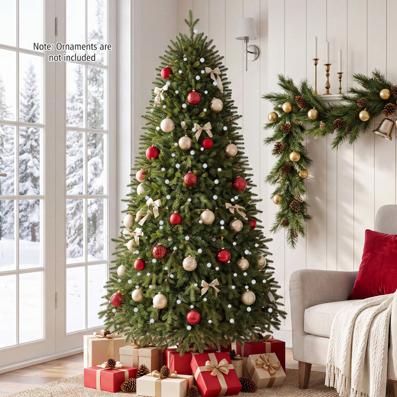 Load image into Gallery viewer, Goplus 6.3 FT Smart Pre-Lit Christmas Tree with 230 Pre-Lit RGB LED Lights
