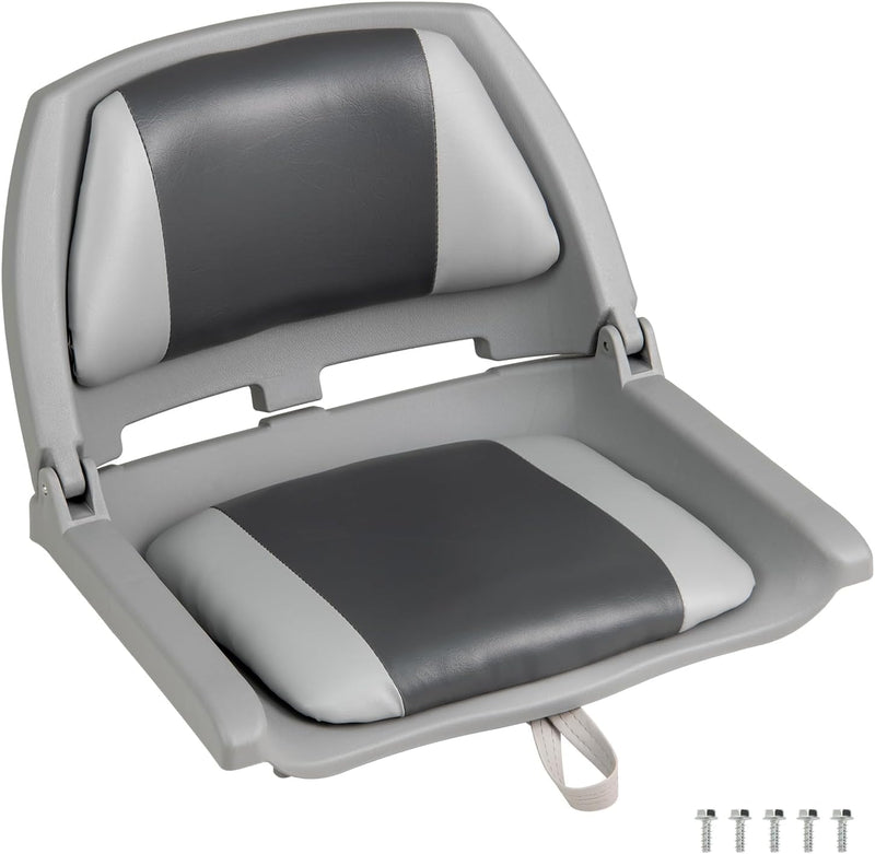 Load image into Gallery viewer, Goplus Molded Low Back Fishing Boat Chairs Marine-Grade PVC Cushion Pad
