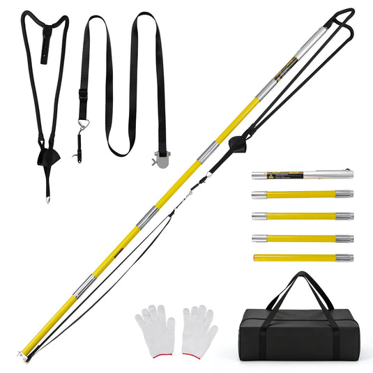Goplus Arborist Throw Line Launcher Rope Launcher for Tree Work