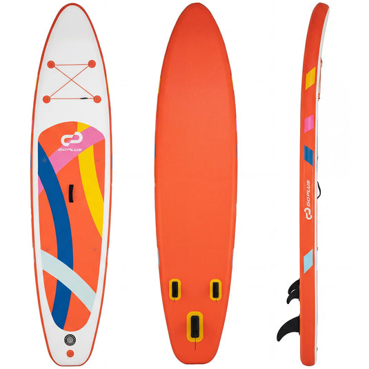 Goplus 11FT Inflatable Stand Up Paddle Board with Accessory Pack