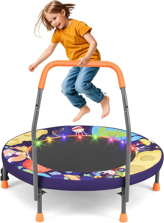 Goplus 36'' Foldable Toddler Trampoline for Kids