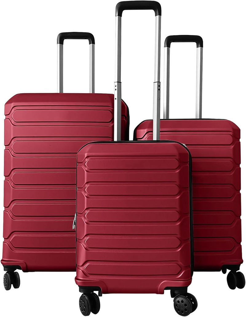 Load image into Gallery viewer, Goplus 20/24/28 Inch Lightweight Hardshell Suitcases with 360° Spinner Wheels(3 Piece Cross Stripe)
