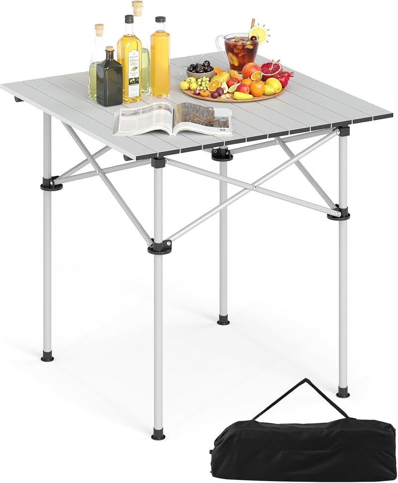 Load image into Gallery viewer, Goplus Outdoor Folding Camping Table with Snap-Together Design &amp; Carrying Bag
