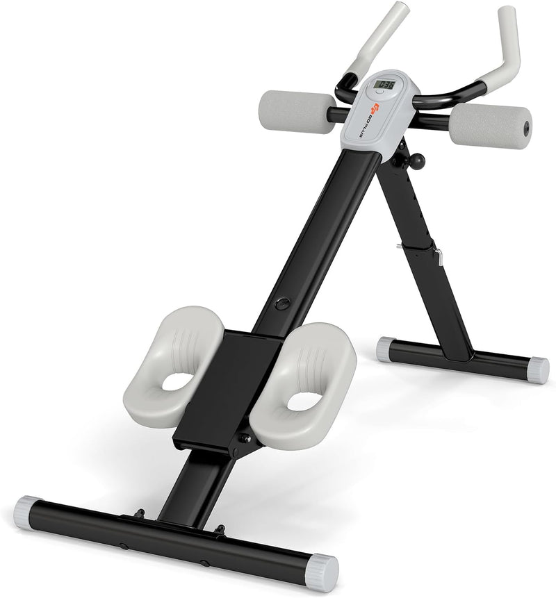 Load image into Gallery viewer, Goplus Adjustable Foldable Ab Workout Equipment with Knee Protection
