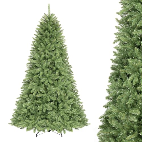 Load image into Gallery viewer, Goplus Artificial Christmas Tree | Unlit Hinged Full Xmas Tree with Folding Metal Stand
