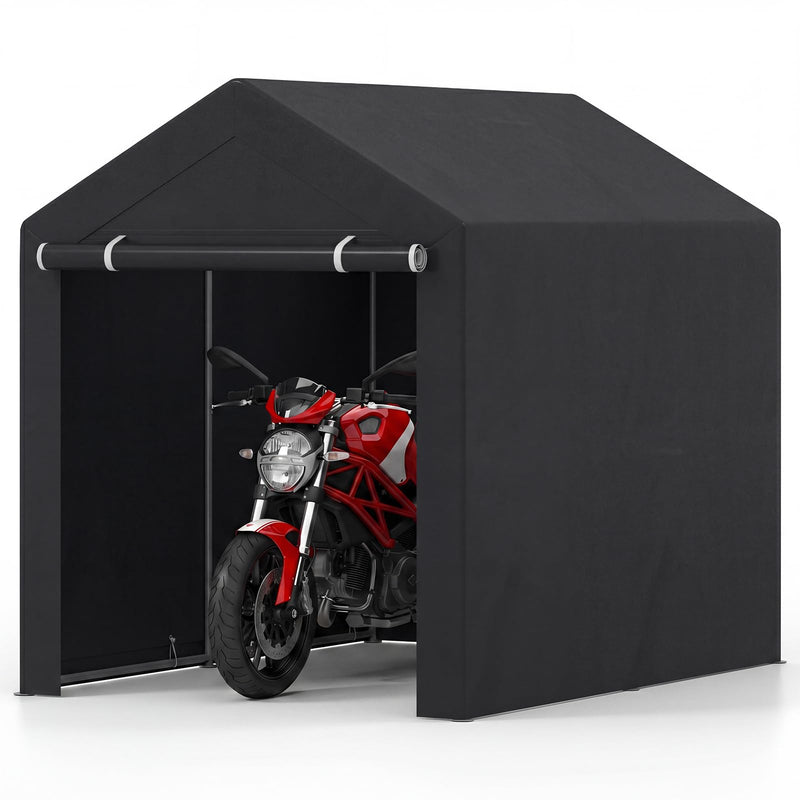 Load image into Gallery viewer, Goplus Heavy-Duty Portable Storage Shed Waterproof Outdoor Carport Garage Tent

