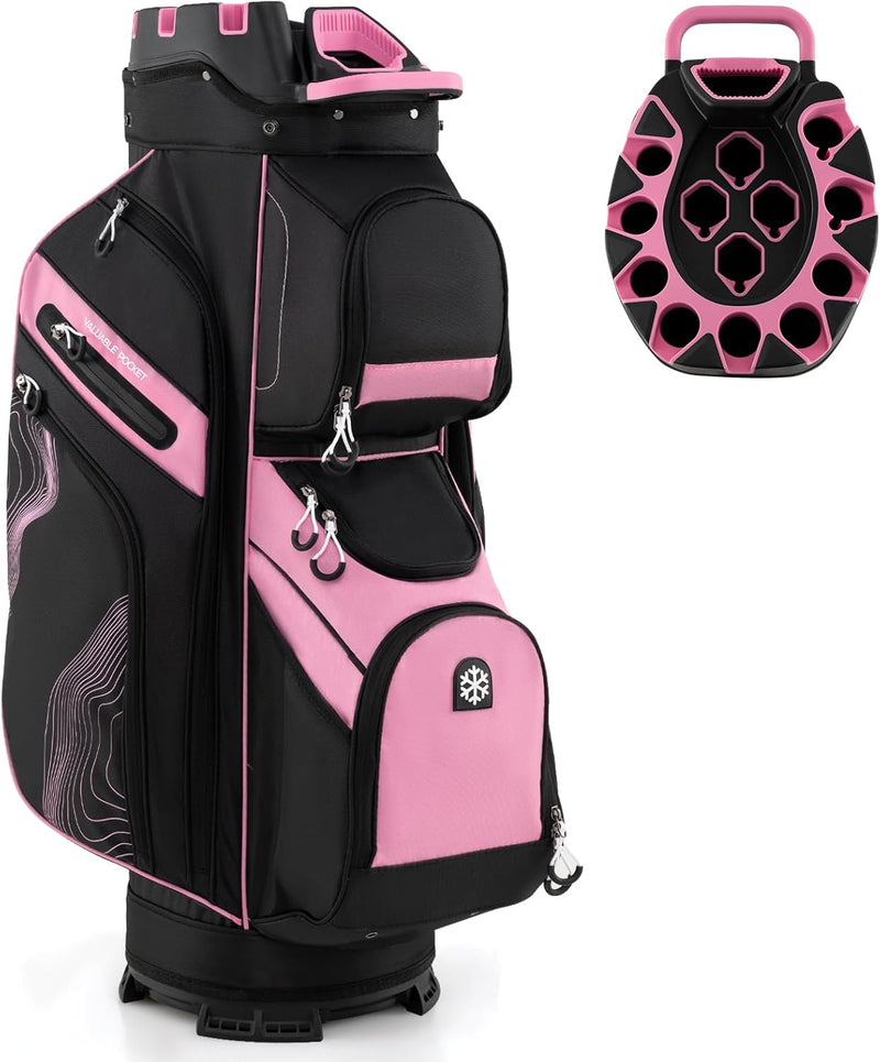 Load image into Gallery viewer, Goplus Lightweight Molded Lock Top Golf Club Bag w/14-Way Full Length Organizer Dividers
