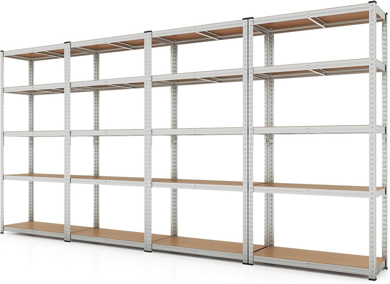 Load image into Gallery viewer, Goplus 4 Pack Heavy-Duty Metal Storage Shelves w/ 2000 lbs Max Load

