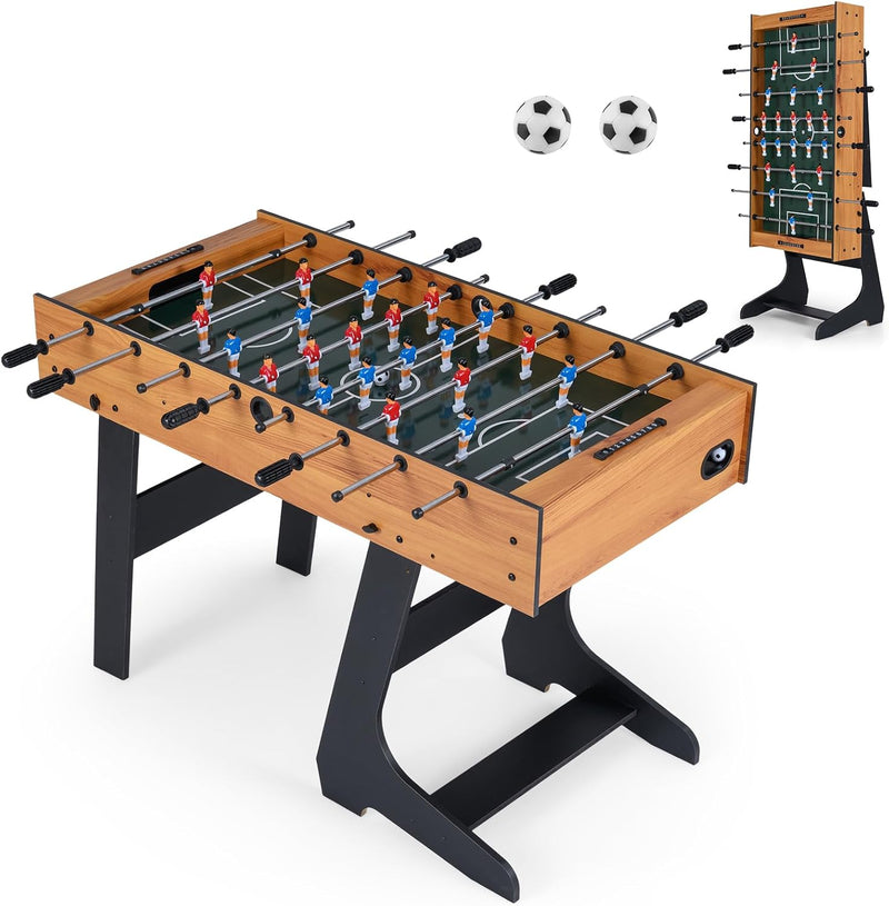 Load image into Gallery viewer, Goplus 48inch Full Competition Size Freestanding Soccer Game Table with 22 Players 2 Balls
