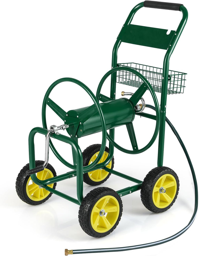 Load image into Gallery viewer, Goplus Garden Hose Reel Cart | 300 FT of 5/8&quot; Large Capacity
