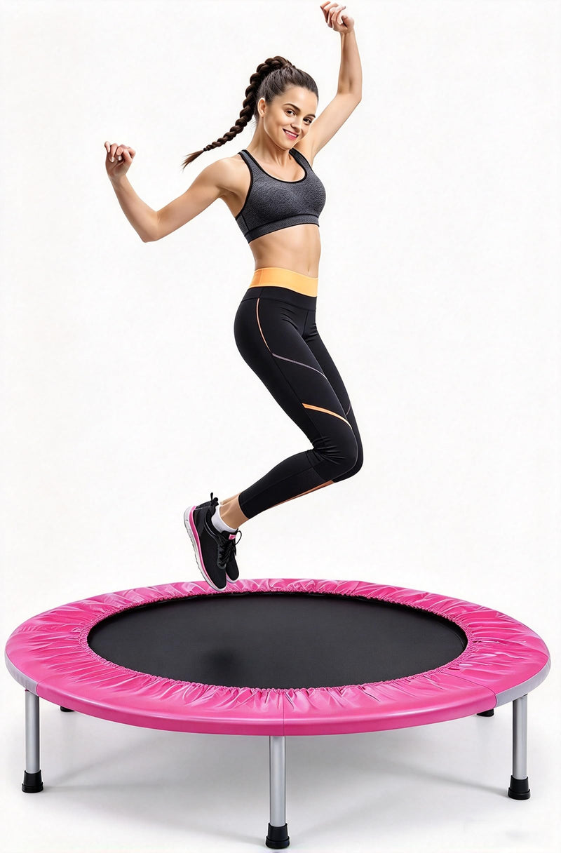 Load image into Gallery viewer, Goplus 40” Foldable Mini Trampoline | Rebounder Trampoline for Adults Max Load 330LBS
