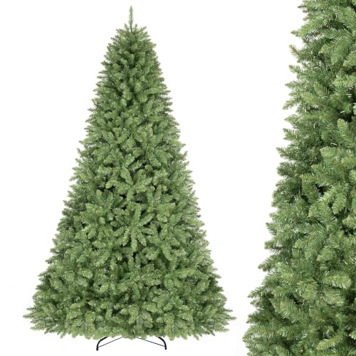 Load image into Gallery viewer, Goplus Artificial Christmas Tree | Unlit Hinged Full Xmas Tree with Folding Metal Stand
