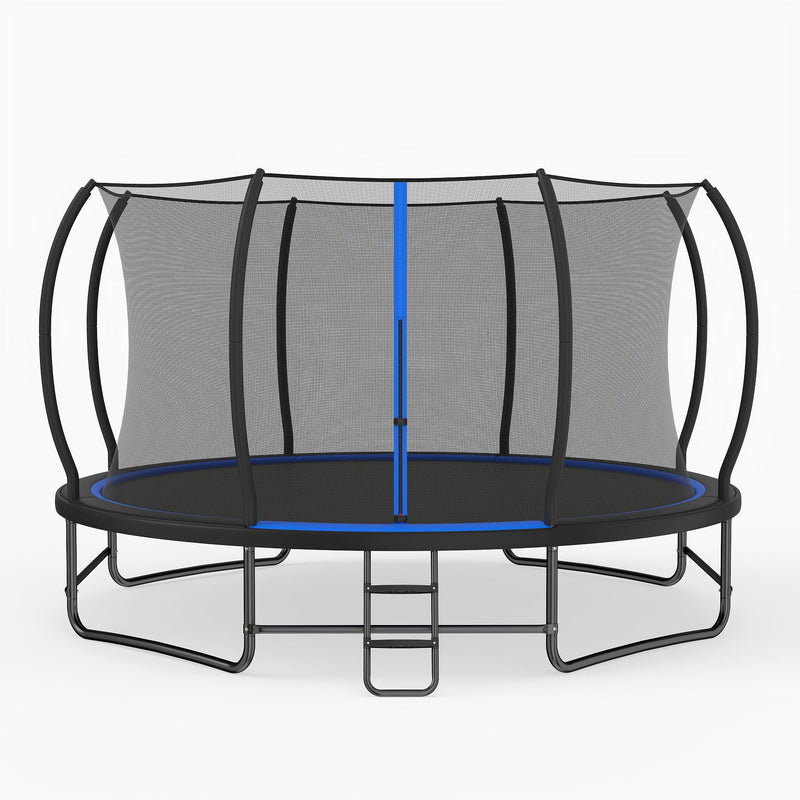 Load image into Gallery viewer, Goplus Recreational Outdoor Trampoline w/ Enclosure Net Ladder &amp; Stabilizer Bars
