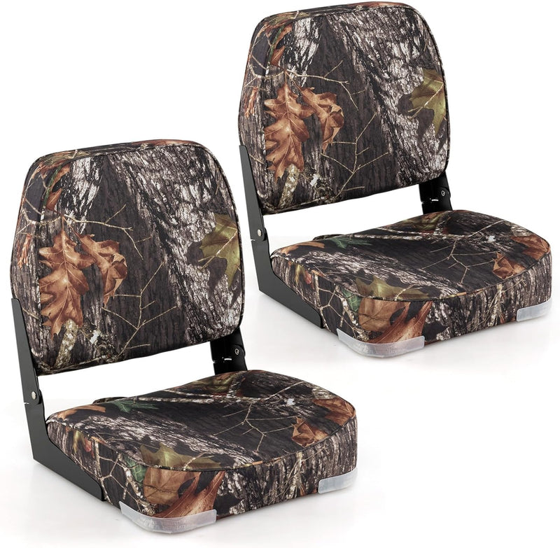 Load image into Gallery viewer, Goplus 2-Pack Folding Boat Seat with Stainless Steel Screws &amp; Aluminum Hinges
