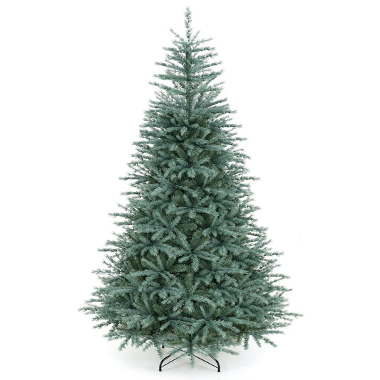 Goplus 6ft/7ft/8ft Artificial Spruce Christmas Tree with Lush Branch Tip | Indoor Holiday Decoration Tree for Home Office Party