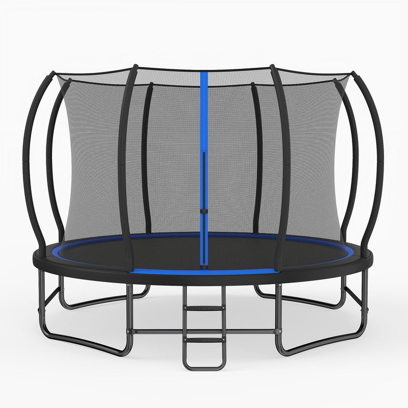 Load image into Gallery viewer, Goplus Recreational Outdoor Trampoline w/ Enclosure Net Ladder &amp; Stabilizer Bars
