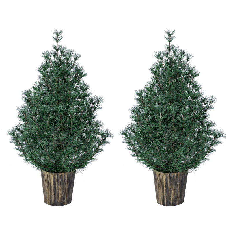 Load image into Gallery viewer, Goplus 3FT Tabletop Christmas Tree | Unlit Mini Xmas Tree with 119 Pine Needle Tips
