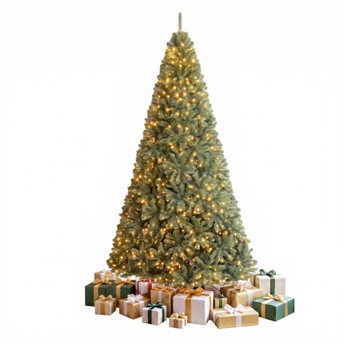 Goplus 8FT/7FT Artificial Christmas Tree | Holiday Decoration Tree Indoor Outdoor